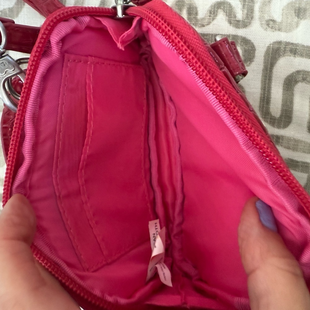 Disney Red Croc-Embossed Mini Bag - Picture 9 of 12